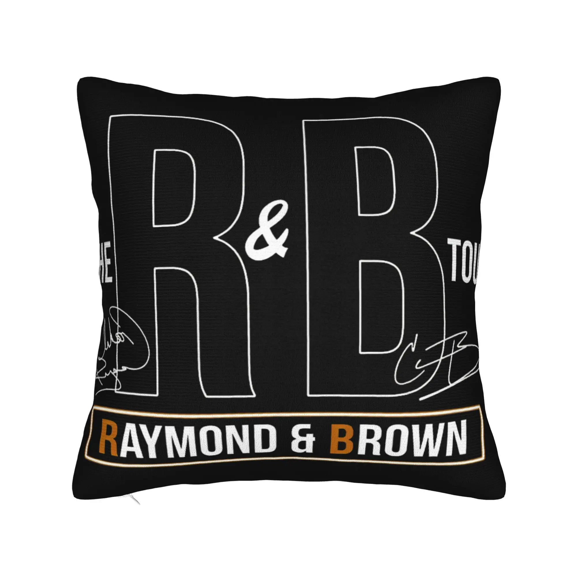 Chris Brown And Usher The Rb Tour Pillow Case  Raymond And Brown Comfy Pillow Cover  Cushion Cover For Living Room Bed Chair