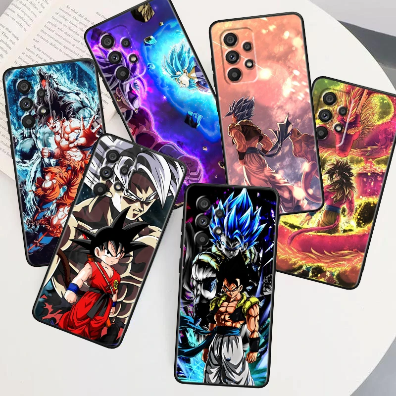 G-Goku D-Dragon Ball Z Art For Samsung Note 20 10 Ultra Plus A31 A14 A12 A70 A34 A25 A04 A05 A15 A24 5G Black Funda Phone Case