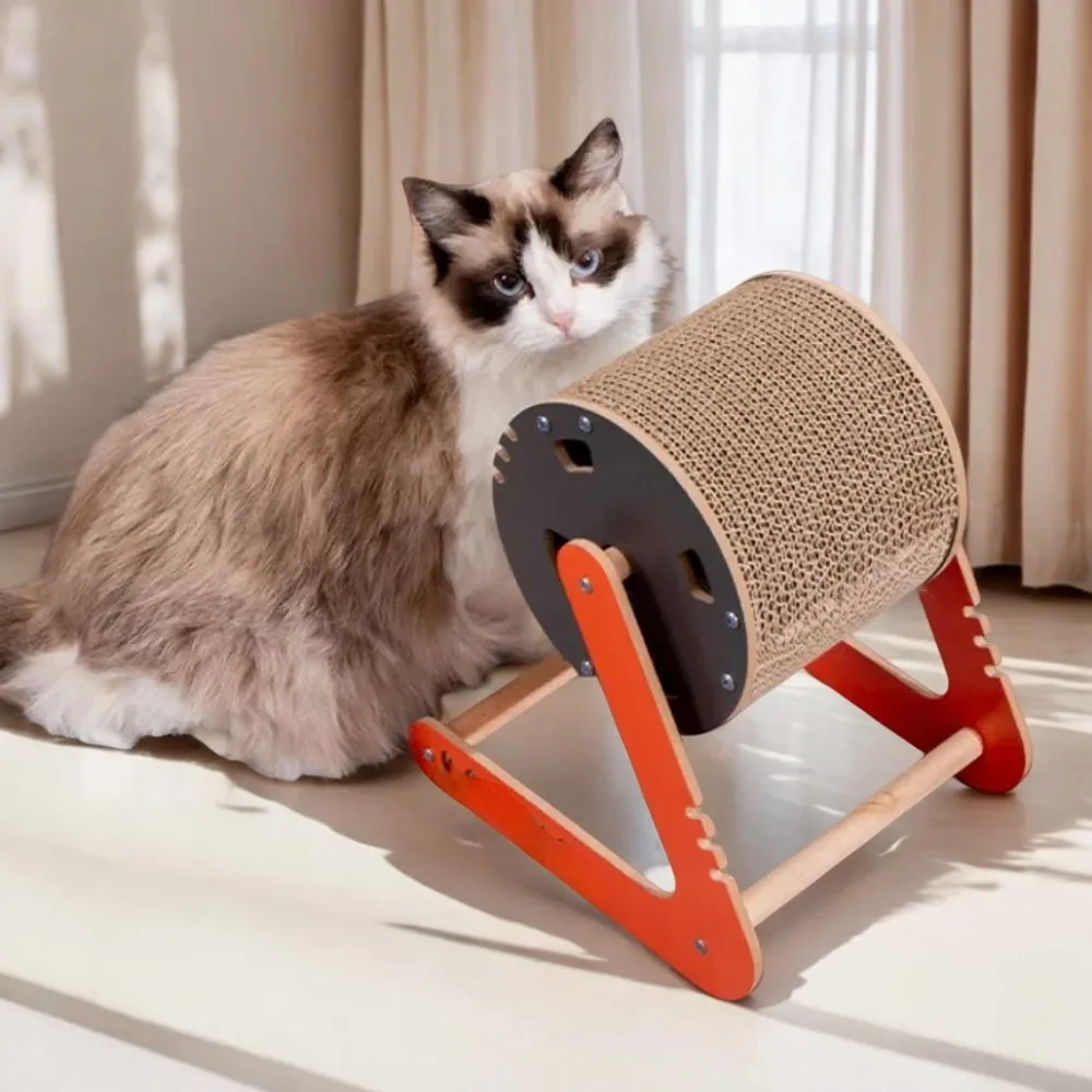 Ferris wheel leaking food cat scratching board all-in-one wear-resistant scratching self-high pet supplies cat toys Cat beds Toy