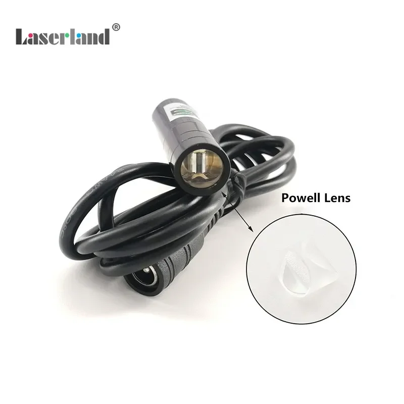 Red Powell Lens Line Laser Module for Machine Vision Laser Scanning Use 650nm