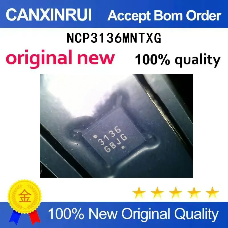 

(5-100 Pieces) New NCP3136MNTXG NCP3136 Printing Thread 3136 QFN16 New Original