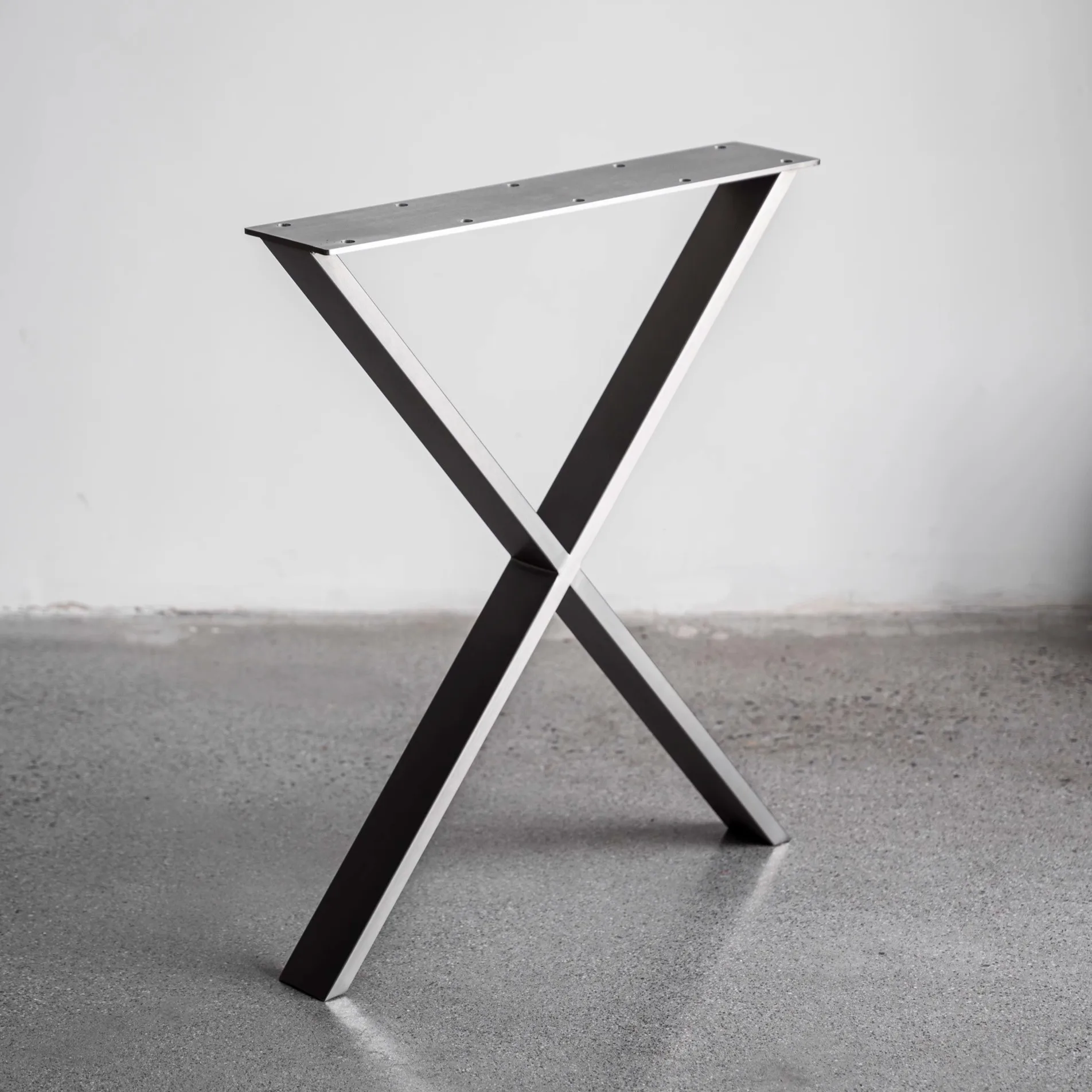 Stainless Steel Desk Legs Simple Metal Tripods for Office Desk And Dining Table Stand
