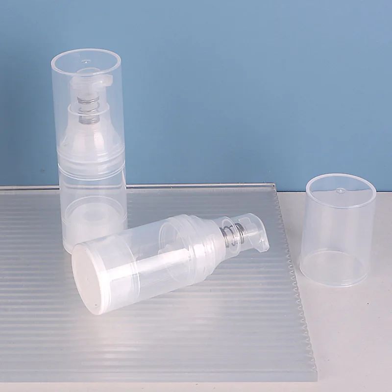 15-50 ml Mini Tragbare Vakuum Presse Typ Flasche Nachfüllbare Make-Up Kosmetik Für Creme Gel Feuchtigkeitscremes Flüssigkeit Lotion flaschen