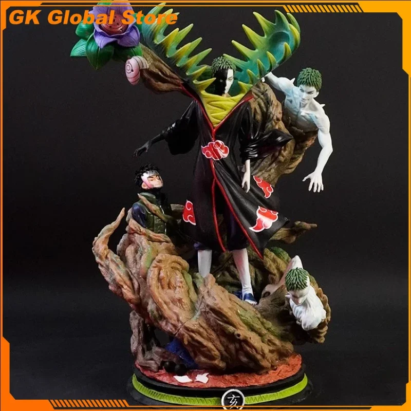 

New 37cm Naruto Anime Figure Zetsu Peripheral PVC Model Scene Collect Statue Desktop Decoration Ornaments Birthday Gifts Toys