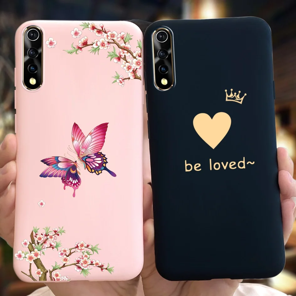 For Vivo S1 Case Fashion Pattern Shockproof Silicone Soft Slim Back Cover For Vivo Y7s Funda V17 Neo 1907 V1907 V1913A Protector