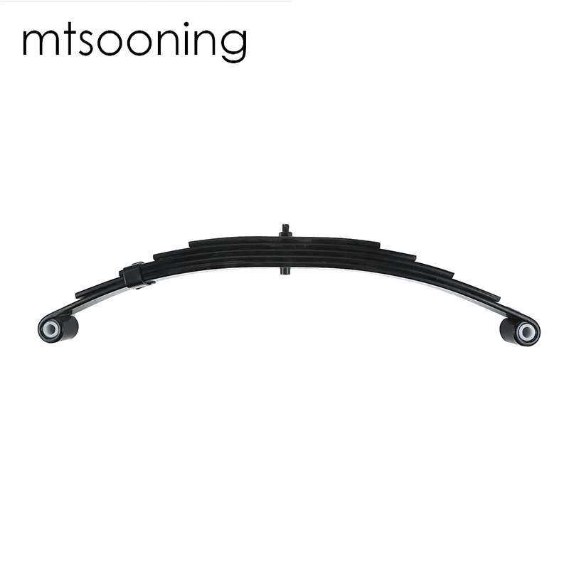 1pc Mtsooning 5 Leaf Double Eye Trailer Steel Spring for 750KGs Trailer Axles Trailer Leaf Spring