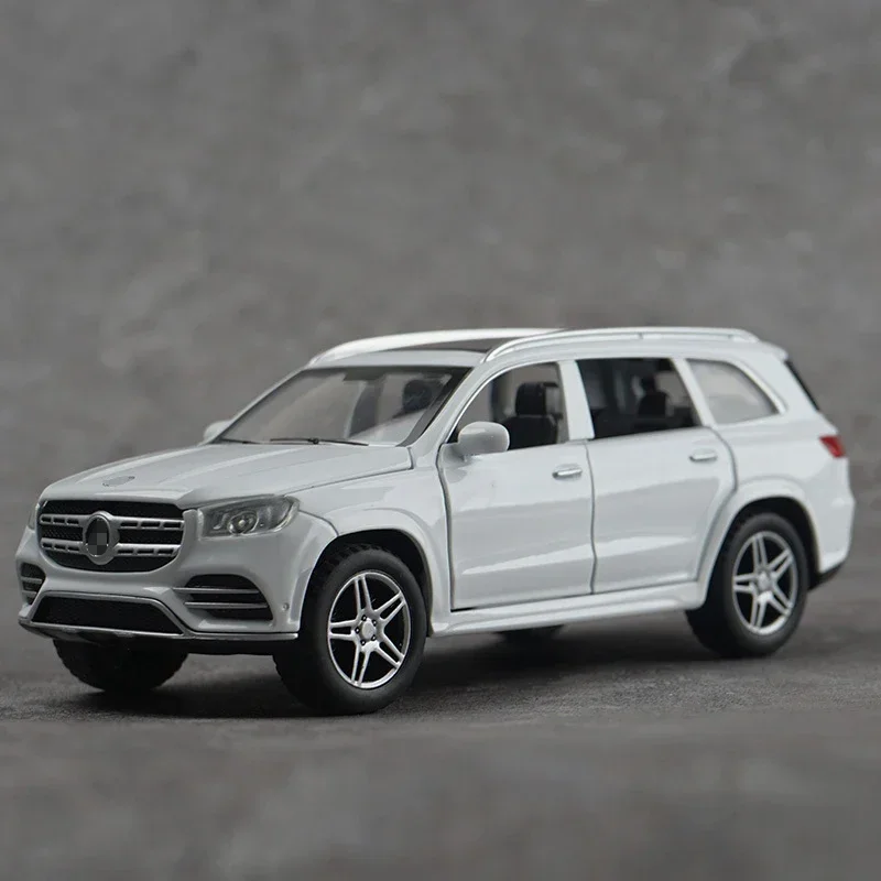 1:32 Benz GLS580 SUV Alloy Car Model Diecasts Metal Toy Vehicles Car Model Simulation Sound and Light Collection Childrens Gifts