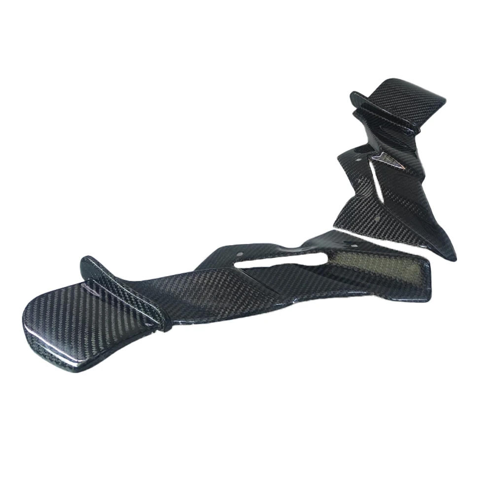 Per Kawasaki ZX-6R 100% fibra di carbonio spoiler anteriore ala carenatura downforce anteriore aerodinamica accessori moto 2024 +