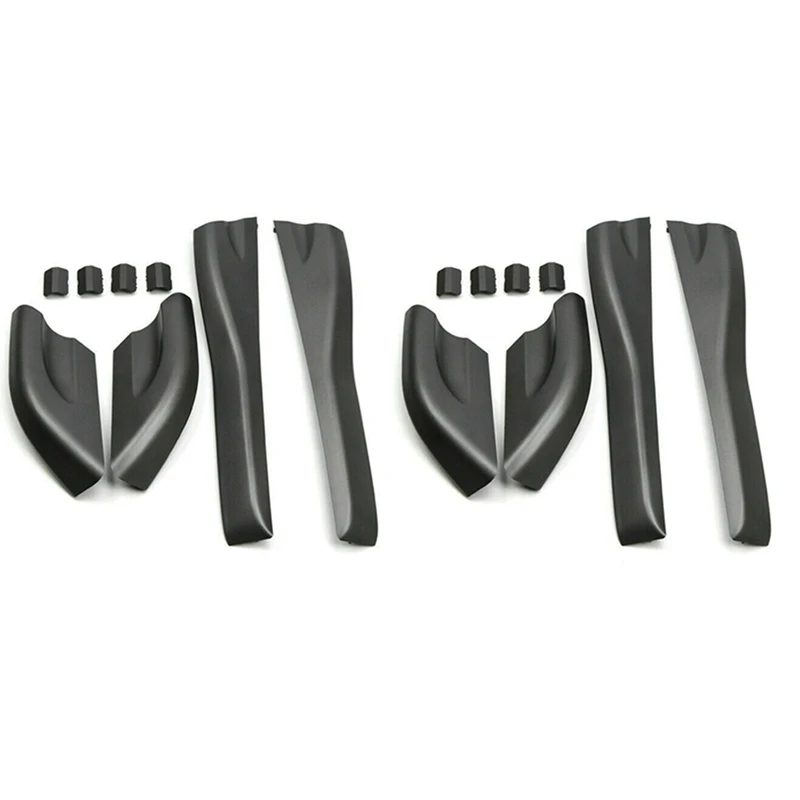 

8Pcs Roof Rails Rack End Cover Shell For Hyundai Tucson 2004 -2008