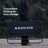 Naturehike BLACKDOG Outdoor Double Chair Folding Chair Portable Camping 600D Tear-resistant Breathable Picnic Backrest Chair