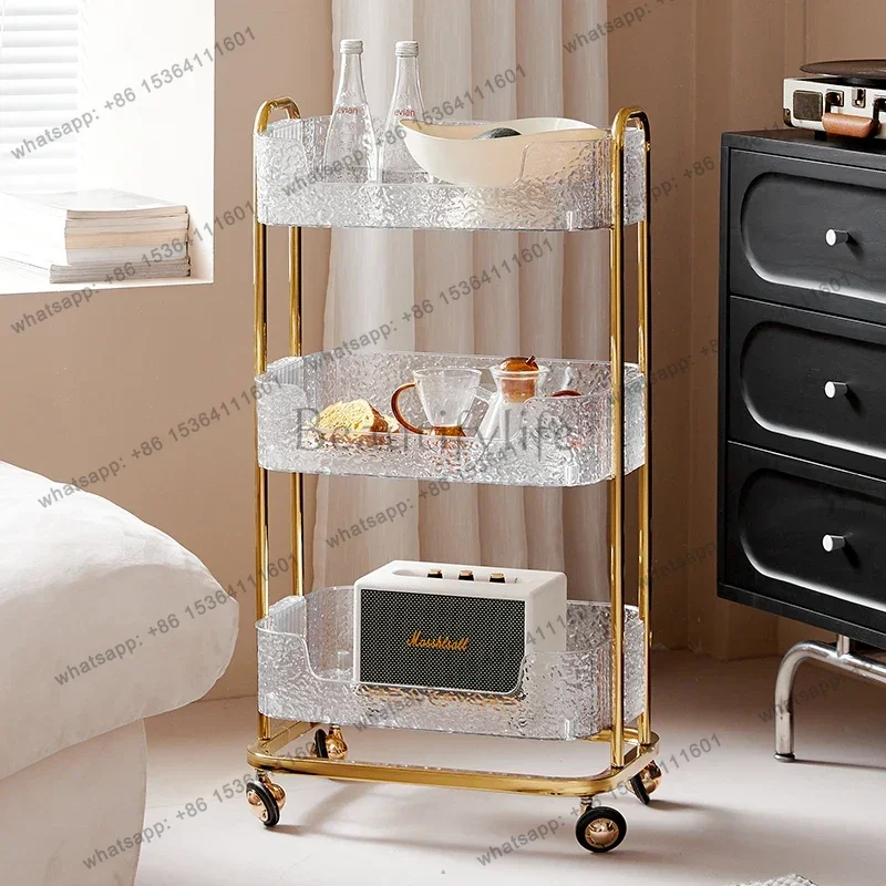 Factory Direct Sales Beauty Salon Rolling Cart Modern Simple Barber Shop Storage Salon Trolley Utility Makeup Salon Furniture Те