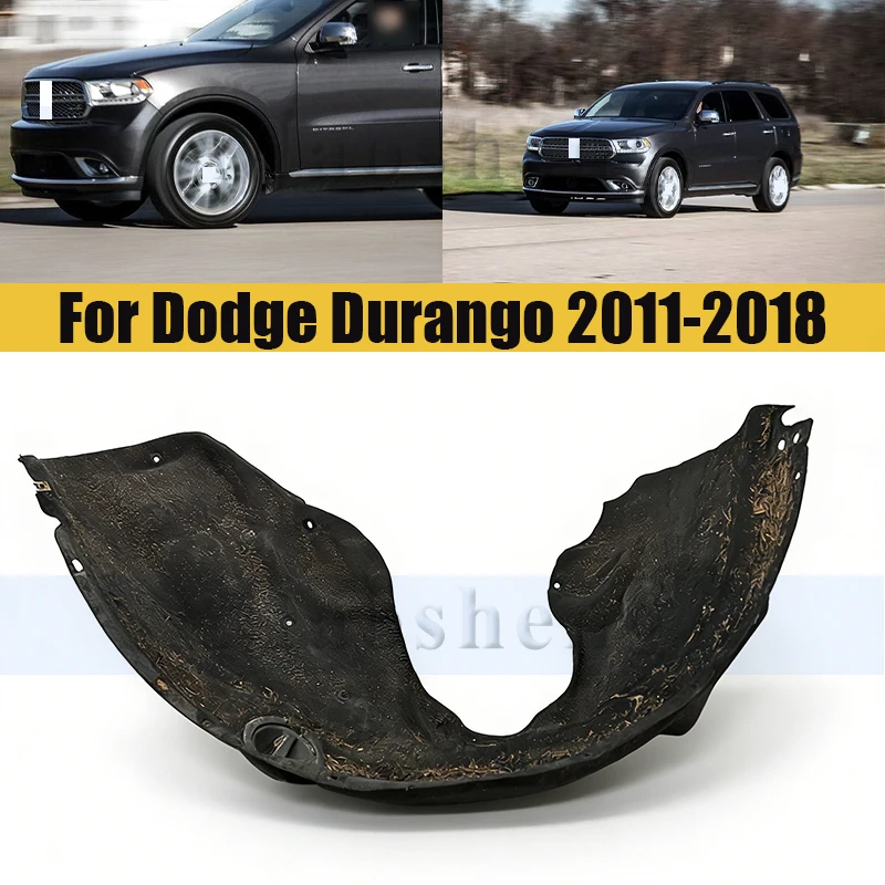 Car Front Fender Lined Mudguard For Dodge Durango 2011-2018 Mud Flaps Splash Guard Mudguards