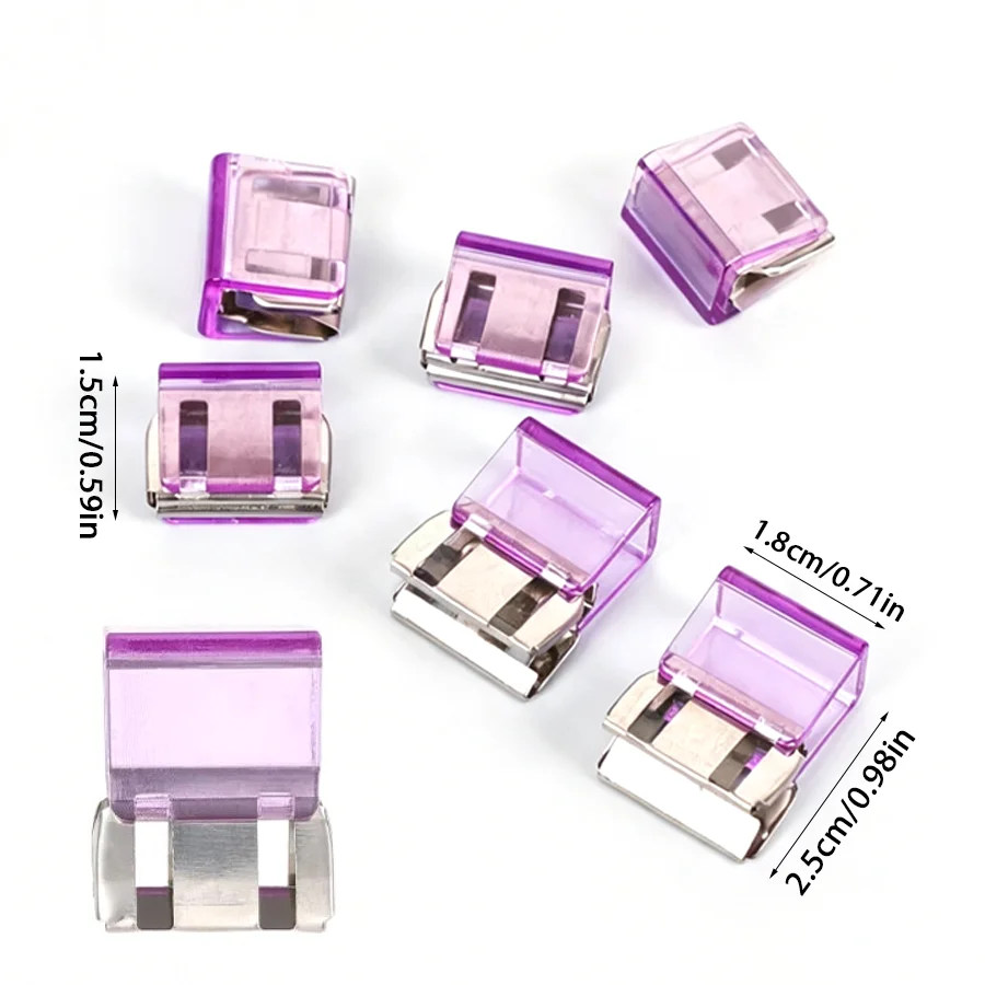 12/24pcs Push‑Pull Fixing Clips Plastic Clamp, Works for Document Sorting Pants Hem Shortening Window Screen Positioning, XJM
