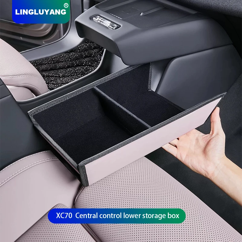 

For Volvo XC70 central control lower storage box and elevated storage box car interior