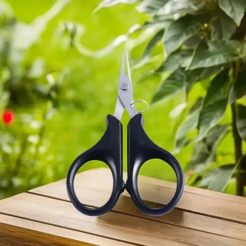 BRAVMACK Titanium Coated Stainless Steel Fishing Scissors Line Cutter PE Braid Carp Fishing Tools Scissor Plier Cut