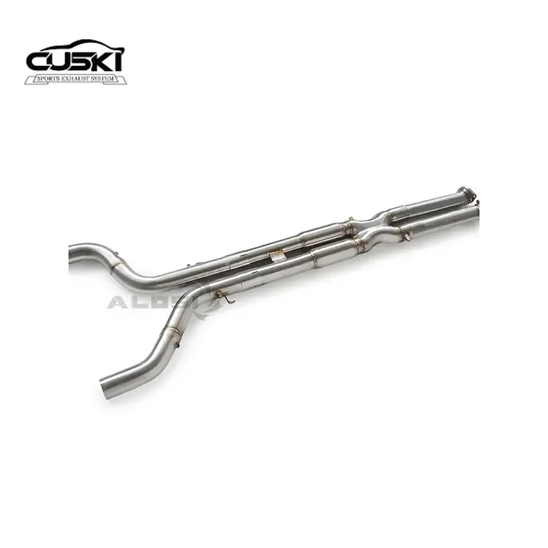 Geschikt voor 2024-2025 BMW XM 4.4T M60I roestvrijstalen uitlaat middengedeelte uitlaatpijp hoogwaardige uitlaatcomponenten