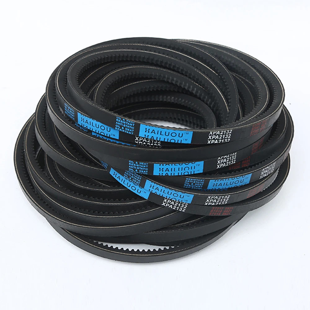 Conveyor Belts Type XPA Raw Edge Cogged V Belt Drive Toothed Rubber Transport Strap 660 732 832 900 945 982 995 1000 1120 1232mm