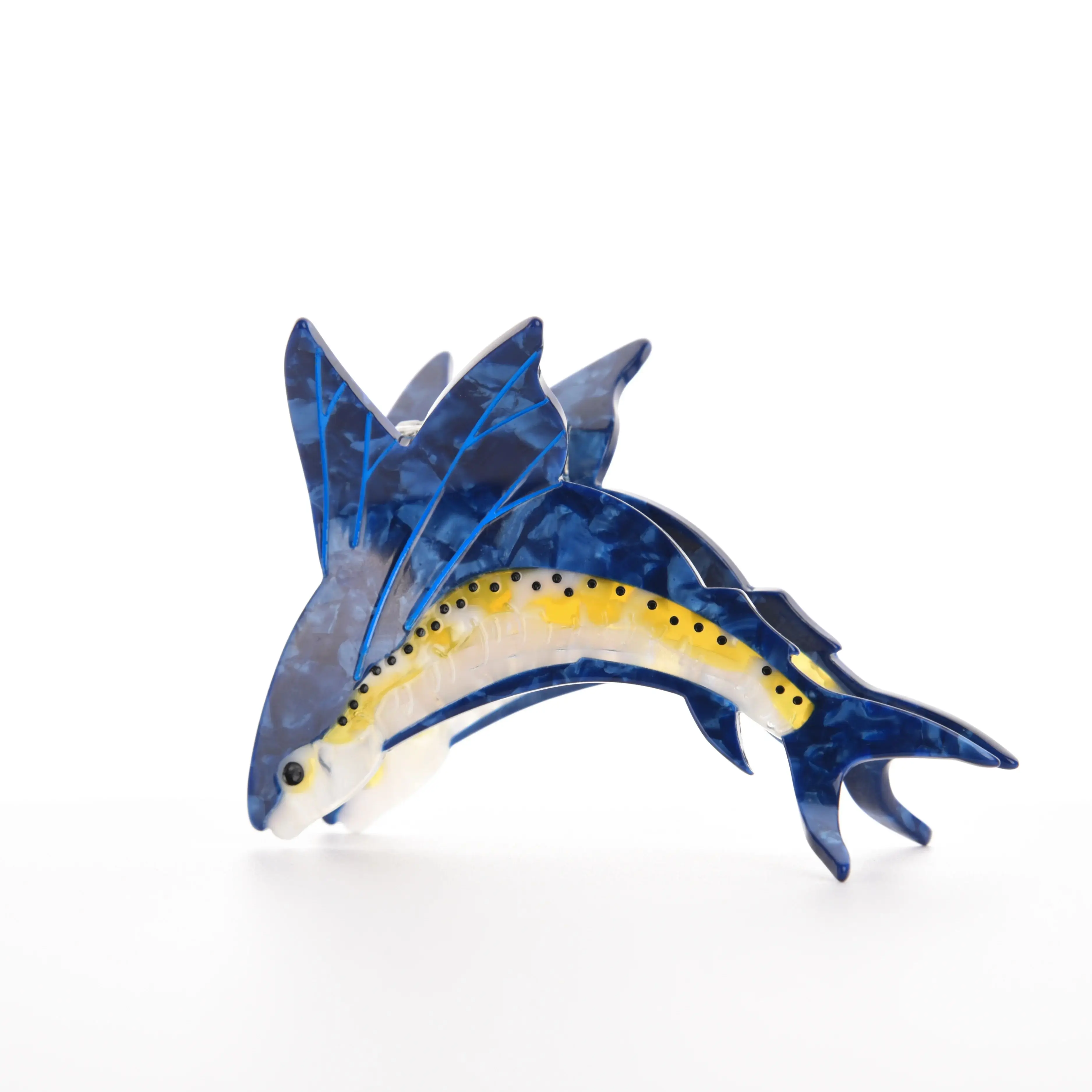 

Cute Dolphin Ins Grab Hair Clip Acetate Colorful Hair Claw Ocean Marine Animal Claw Clip Shark Clip for Girls Hair Accessories