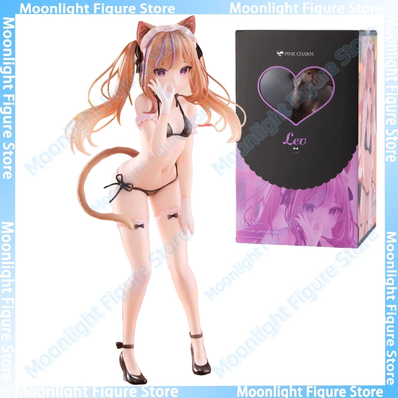 

In Stock Pink Charm LEO Cat Ear Bikini 1/6 Sexy Beautiful Girls Anime Action Figure Toy Gift Model Collection