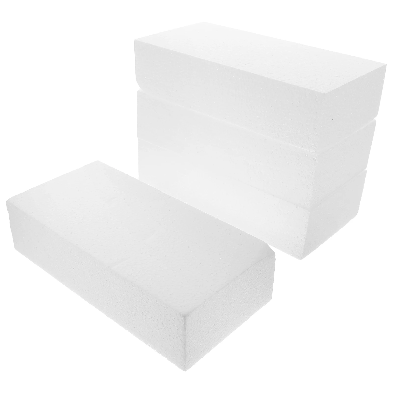 4Pcs Foam Blocks Versatile White Foam Cubes for Floral Workshops DIY Party Favors Wedding Centerpieces Decoration