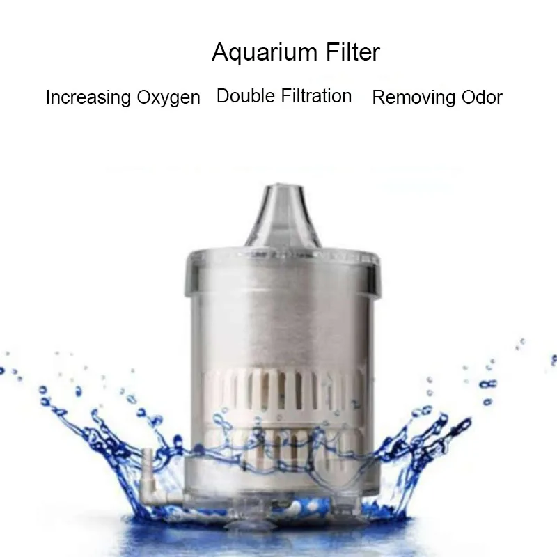 

Double Aquarium Filter Fish Tank Shrimp Pond Air Pump Biochemical Sponge Filter Bio Sponge Filter Aquarium Filtration Filter