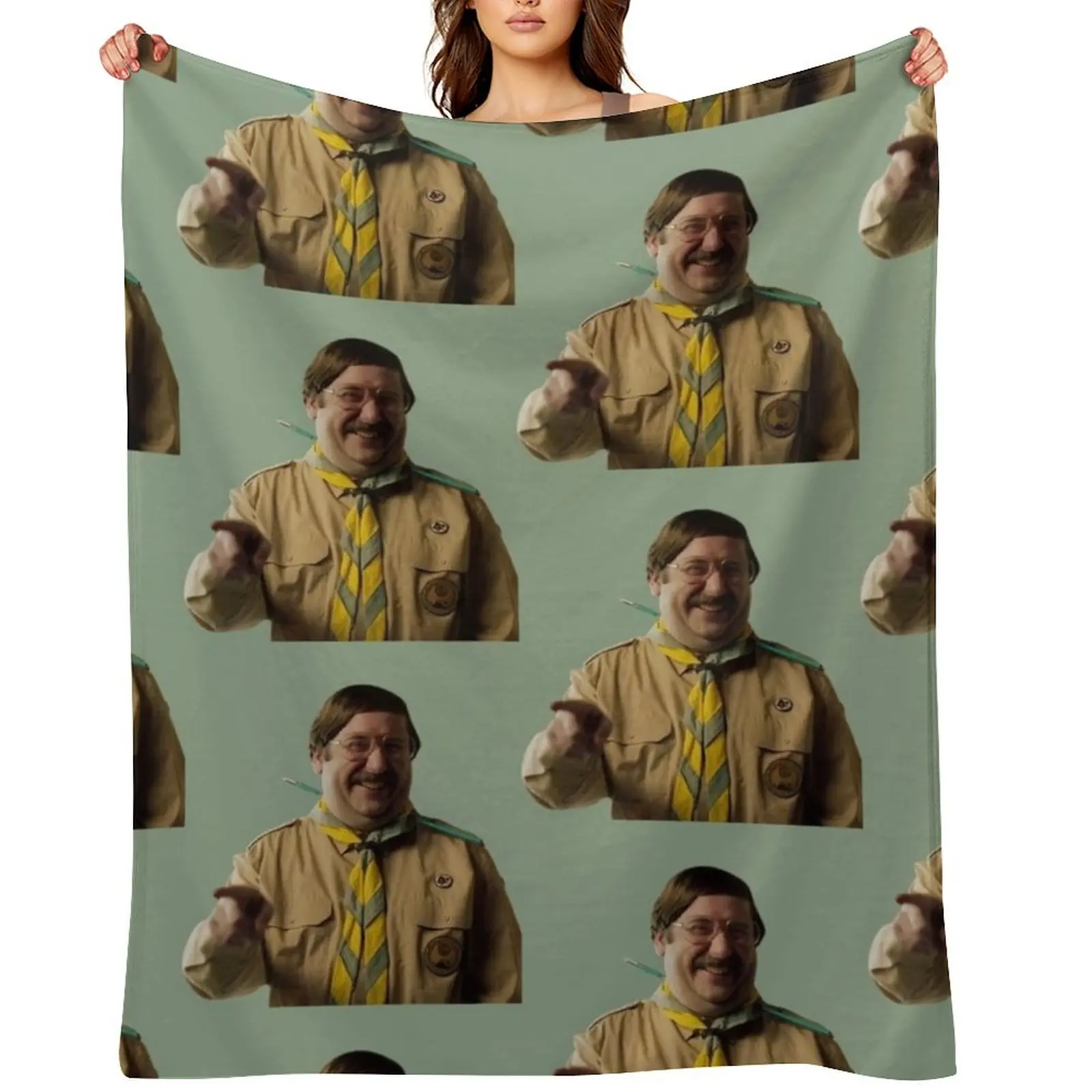 

BBC Ghosts Pat Throw Blanket Bed linens Hairy Beach Soft Plaid Blankets