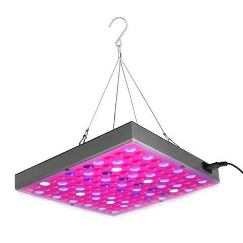 Ultrathin Hanging Growing Lamps, LED Grow Light, Full Spectrum, Red, Blue, UV, IR for Indoor Plants, Greenhouse, Hydroponic, 25W