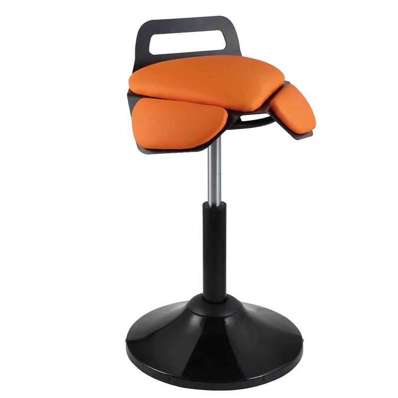 Height-adjustable Swivel Stool Saddle Ergonomic Lifting Chair Computer Chair Leisure for Home or Office Use