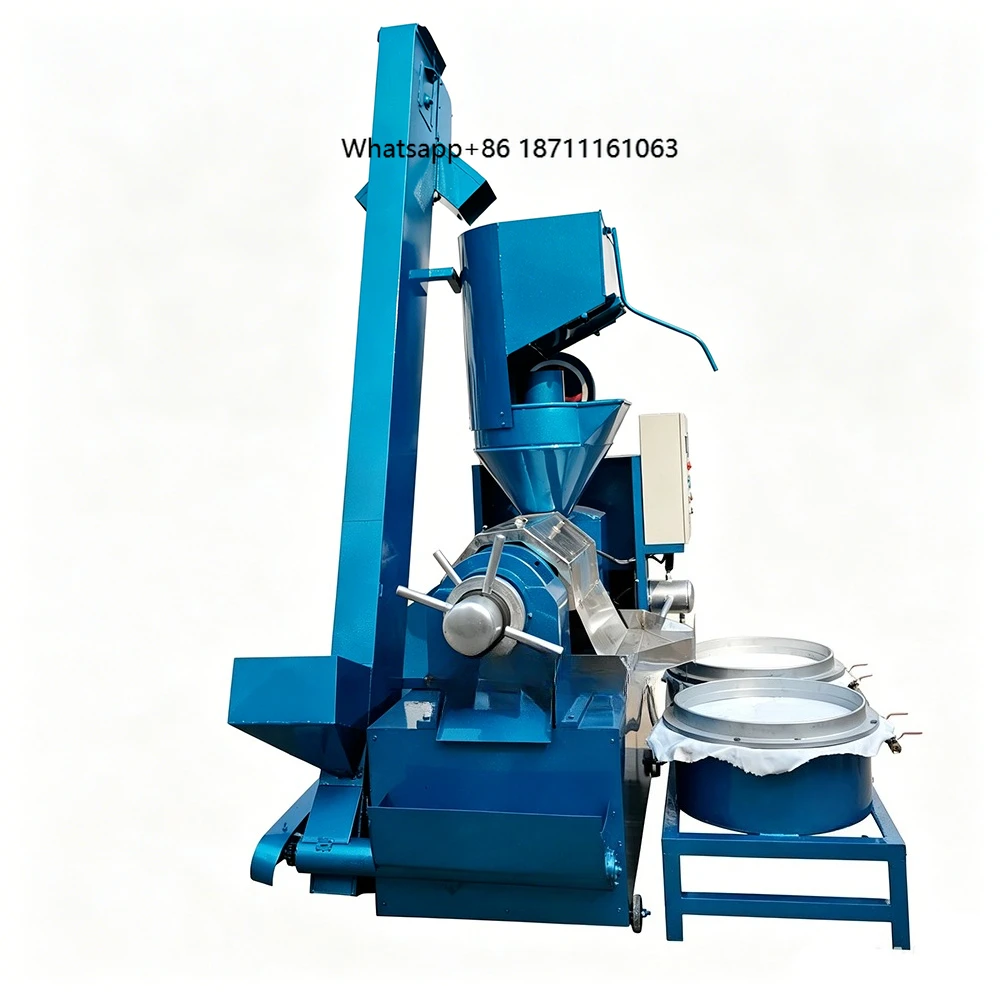 Multifunctional Peanut Sunflower Soybean Rapeseed Oil Press Machine Cold Hot Oil Press for Various Oil Seeds Processing