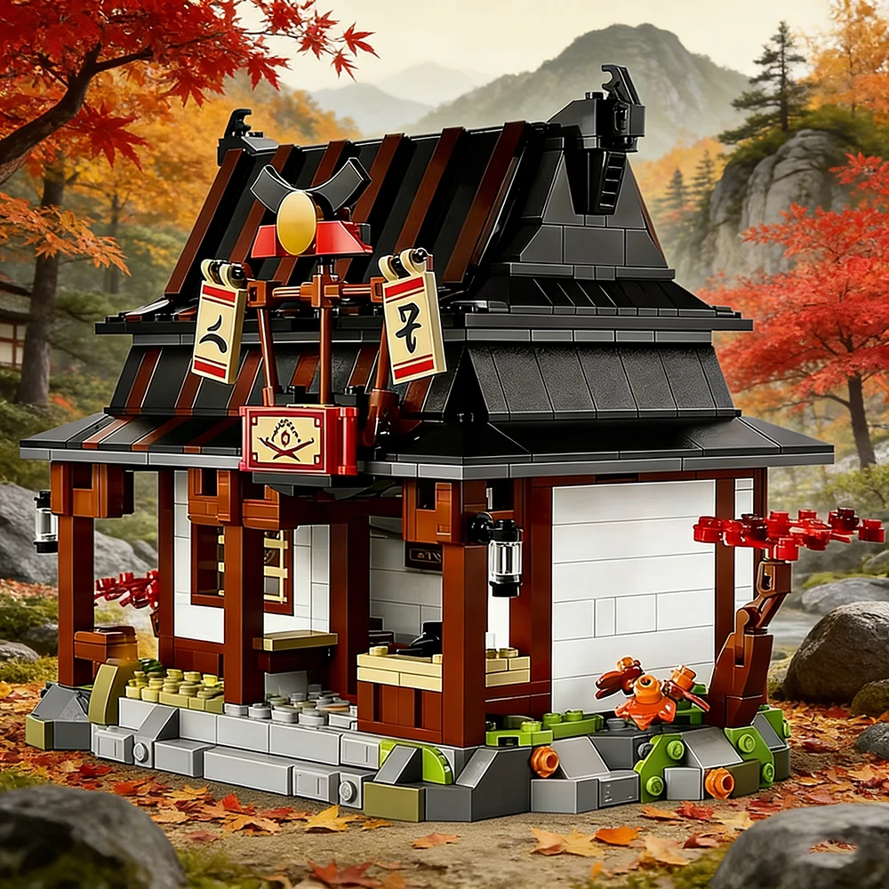 

2026 hot-selling blacksmith shop building block assembly model toy boy children christmas birthday gift