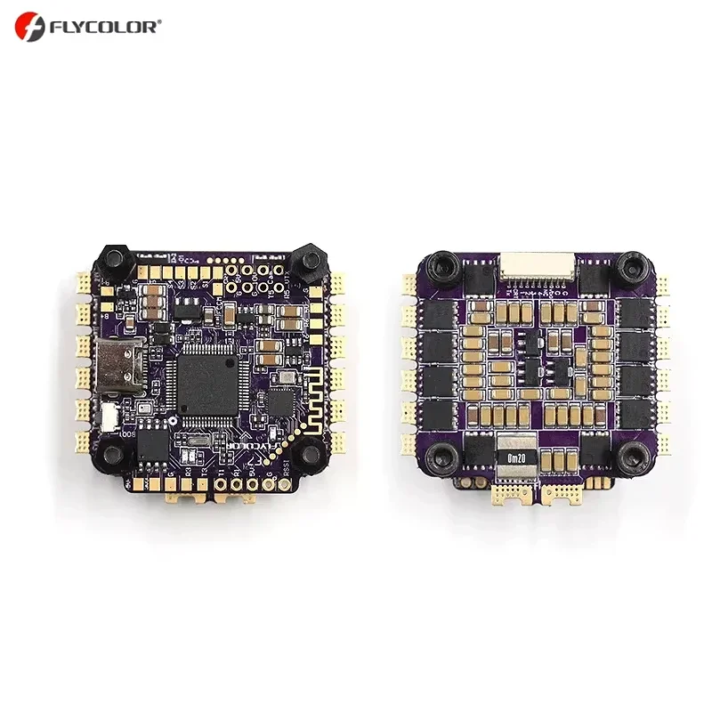 FLYCOLOR X-TOWER 2 F7 60A 4 en 1 ESC Torre voladora/pila FPV Bluetooth para ajustar los parámetros Control de vuelo LED