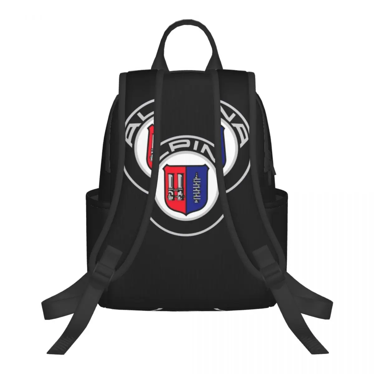 Alpina - Classic Car Logos Student Backpack School Bag Hiking Travel Daypack for Boys Girls Bookbag Shoulder Bags