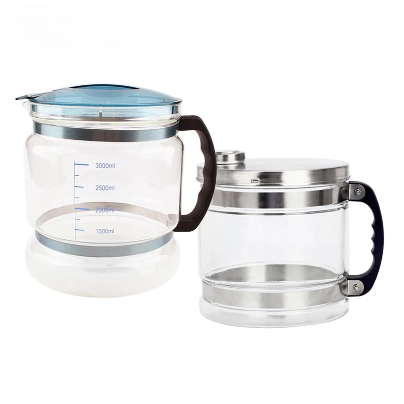 Distiller Pure Water Container 4L Glass Bottle Jug Filter Bucket Multipurpose Collection Jar For Dental Distillation Equipment