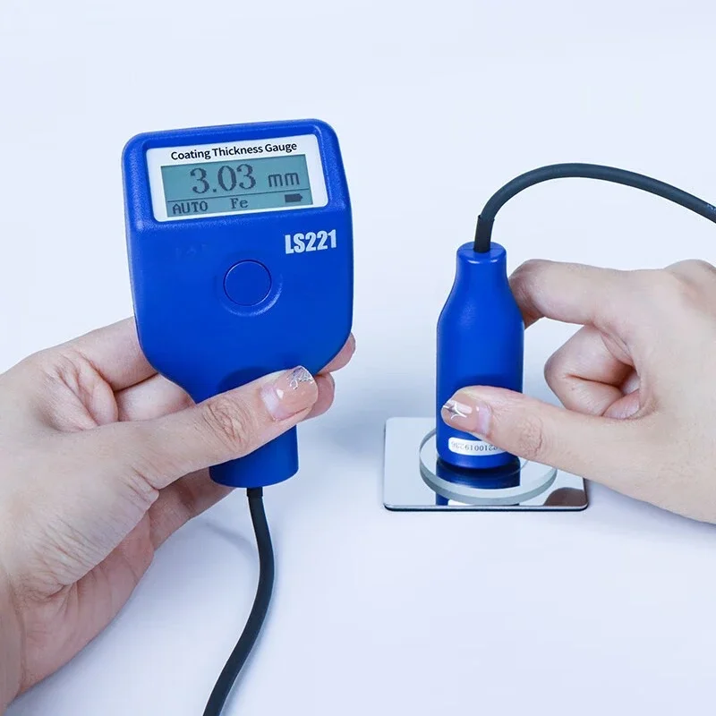 Large range coating thickness gauge LS220H anti-corrosion layer steel structure paint thickness gauge LS221