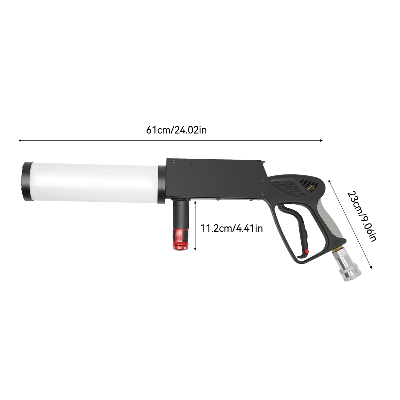Mini ręczna maszyna do dymu CO2 LED 5-6 MPa z wysokociśnieniową rurą do koncertów, występów scenicznych, rocznych spotkań firmowych.