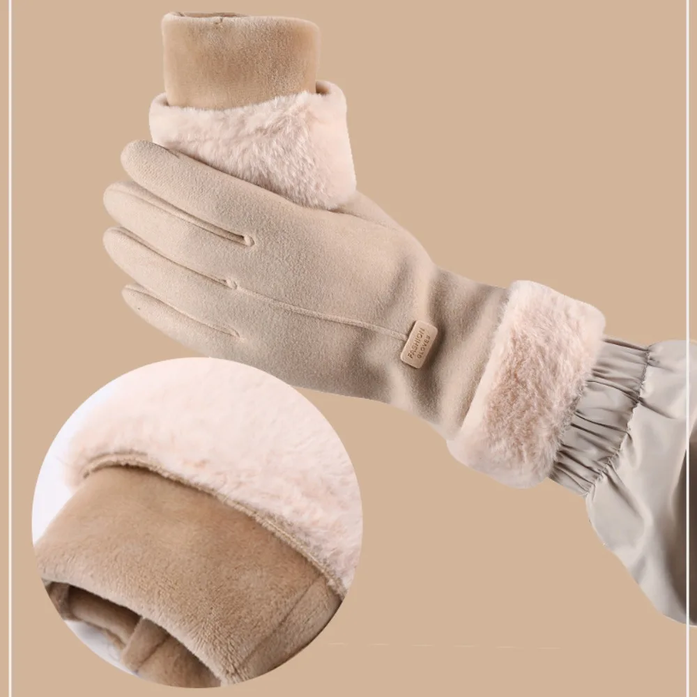 New Touchable Screen Winter Gloves Warm Full Finger Driving Mittens Touch Screen Gloves Autumn Winter