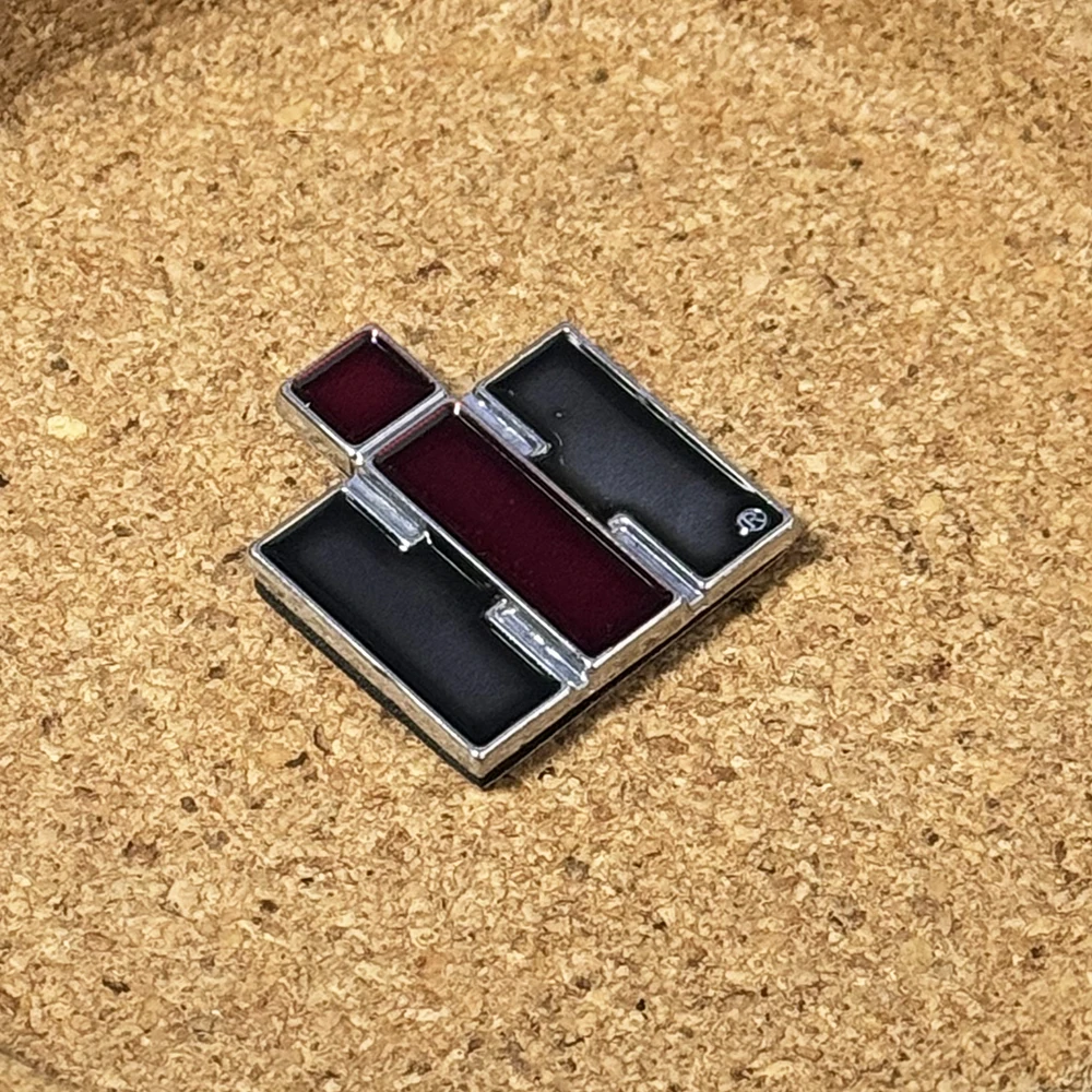 

SCOUT Пикап Международный небольшой интерьер Хромированная эмблема Автомобильный металлический значок с логотипом Размер 24 х 27 мм