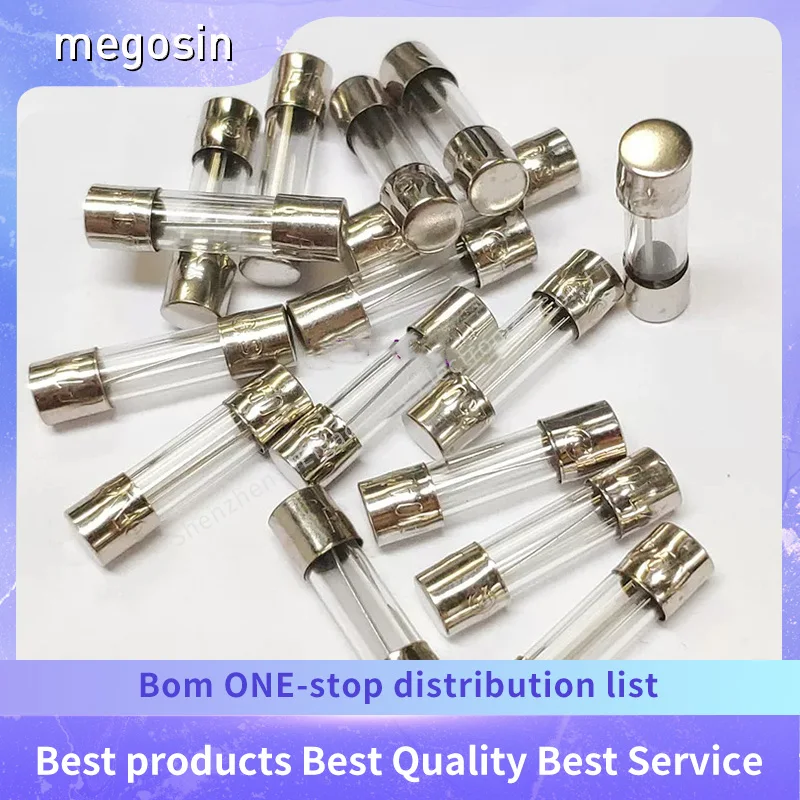 5pcs/lot 5X20mm glass tube fuse fuse 1A 2A 3A 4A 5A 6A 7A 8A 10A quick-break
