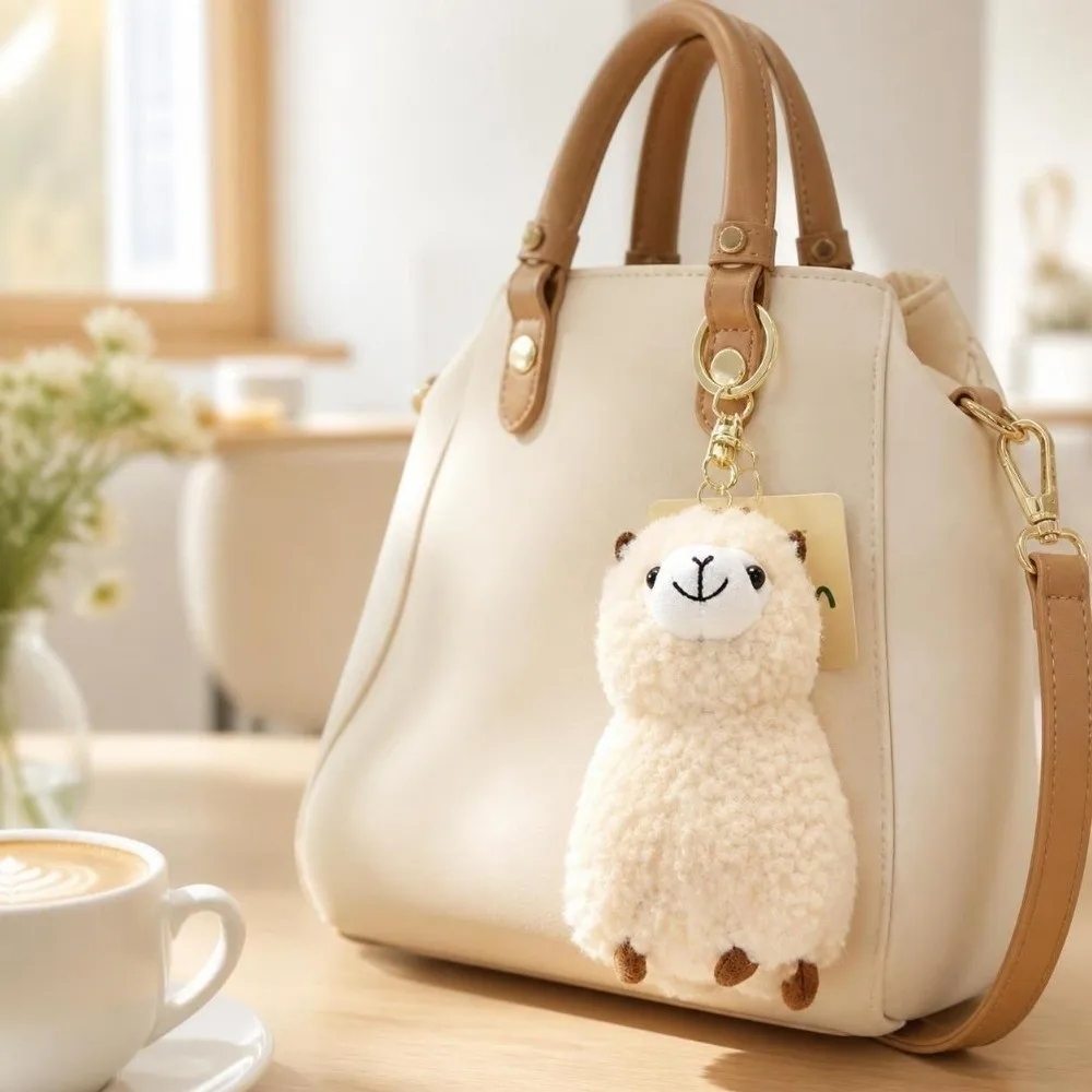 Soft Lovely Plush Cartoon Animals Grabbing Doll Stuffed Animal Little Alpaca Plush Home Decor