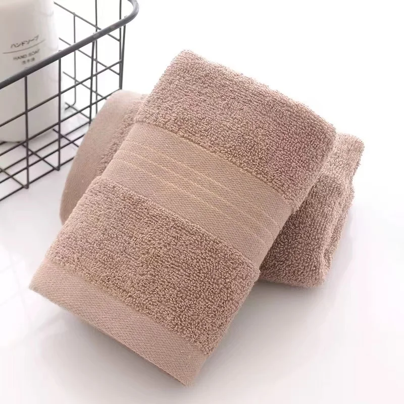 1PCS 33cmX73cm Blue Brown Red Yellow Thickened Pure Cotton Household Daily Necessities Bathroom Towels