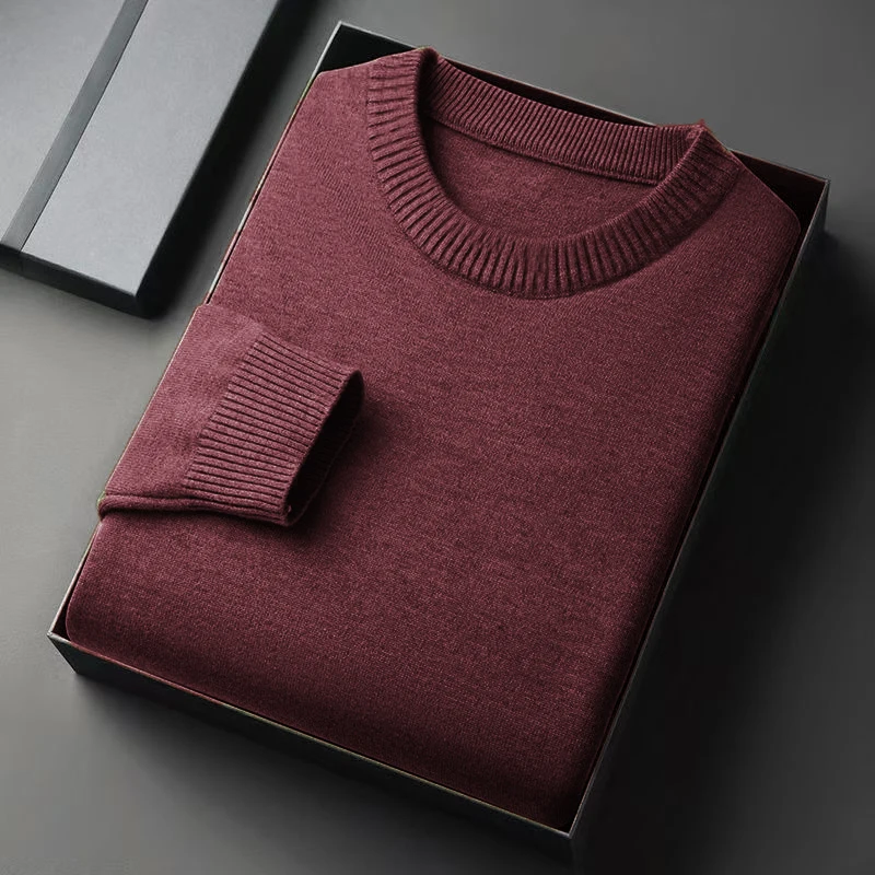 Pull en maille Animal Game col rond pour homme 5