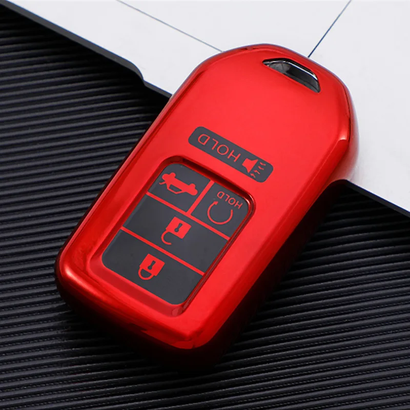 TPU Car Remote Key Case Cover For Honda CRV CR-V Fit Civic Accord HR-V HRV City Odyssey XR-V Shell Holder Protector