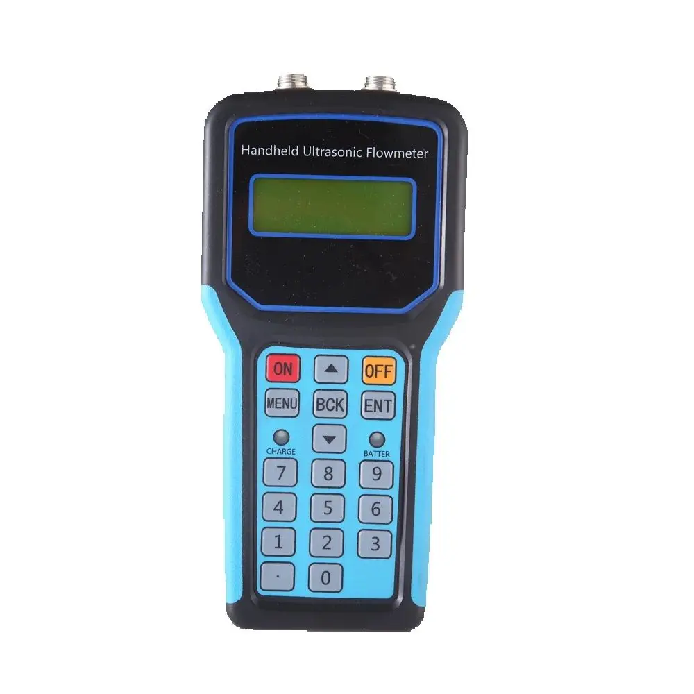 MHC-3000H Handheld Flow Meter Ultrasonic Flowmeter with M1 Transducer Range 50-700mm with SD Card