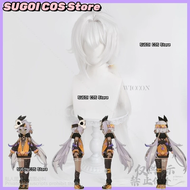 Iansan أنيمي لعبة Genshin تأثير تأثيري حلي معطف مثير ينغيرييس لوليتا فستان الباروكات جيراي كي هالوين عيد الميلاد مخصص