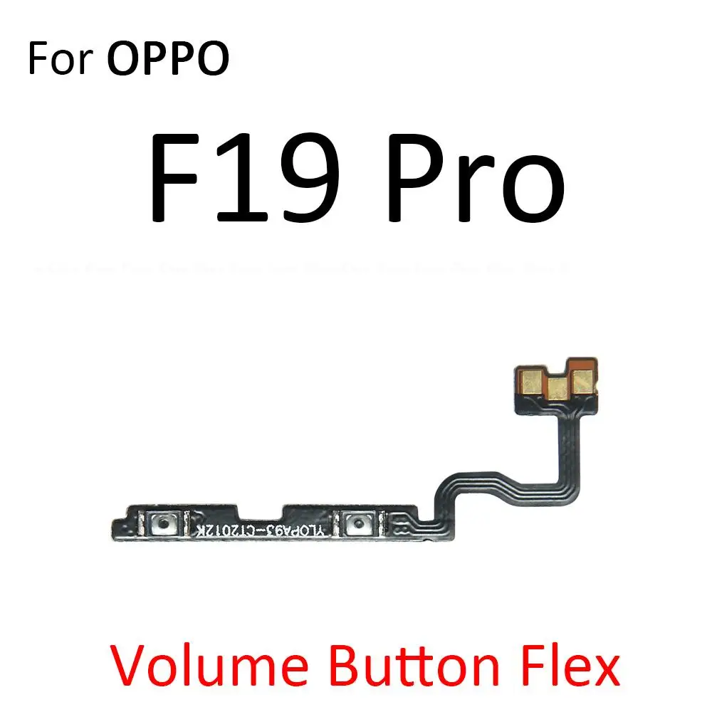 Volume Button Power Switch On Off Key Ribbon Flex Cable For OPPO F19 F19s F21 F21s Pro Plus 4G 5G Replacement Parts