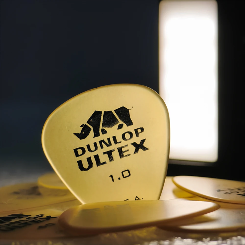 Dunlop 421R Ultex Standard Guitar Picks 6 Pack 0.6/0.73/1.0/1.14mm Mixed Thickness for Acoustic Electric Bass Guitar