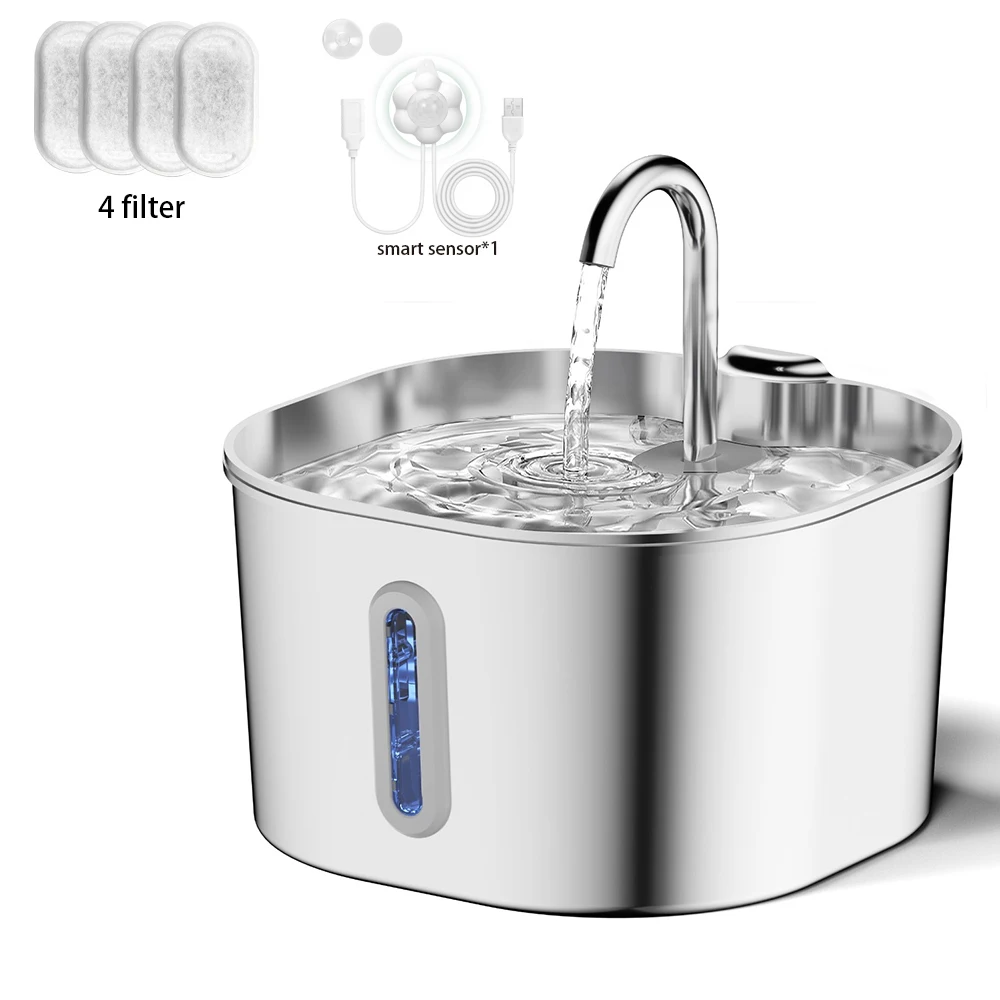 Fuente GIOTOHUN de acero inoxidable de 2,2 litros