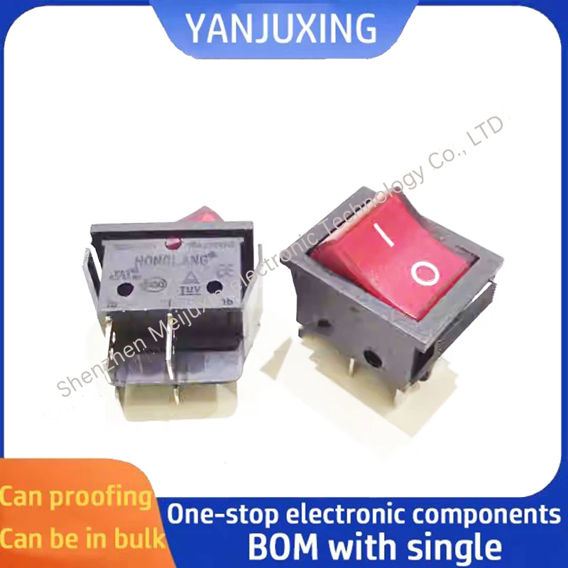 1~5pcs/lot Ship type switch four foot 16A250V ship type switch four foot second gear large ship type switch