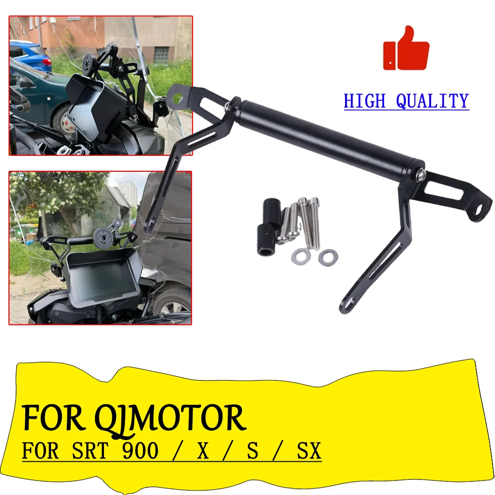 

For QJMOTOR SRT 900 X S SX SRT 900X 900SX SRT900X SRT900SX Motorcycle Smartphones Stand Holder GPS Navigation Extension Rod