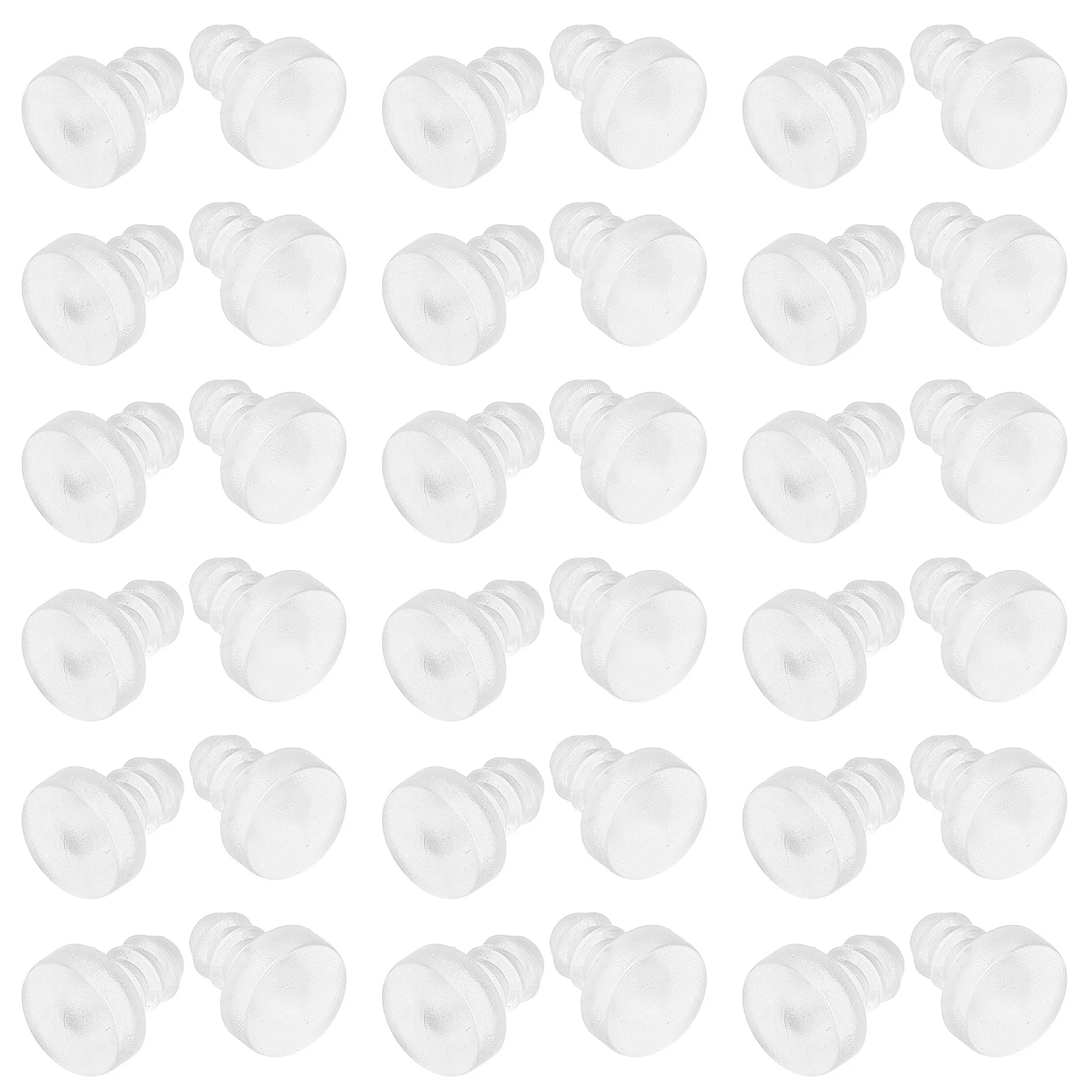 

50pcs Furniture Anti-Collision Rubber Stoppers Wear-Resistant Non-Slip Pads For Table Chair Cabinet Legs Bumpers For Cabinet